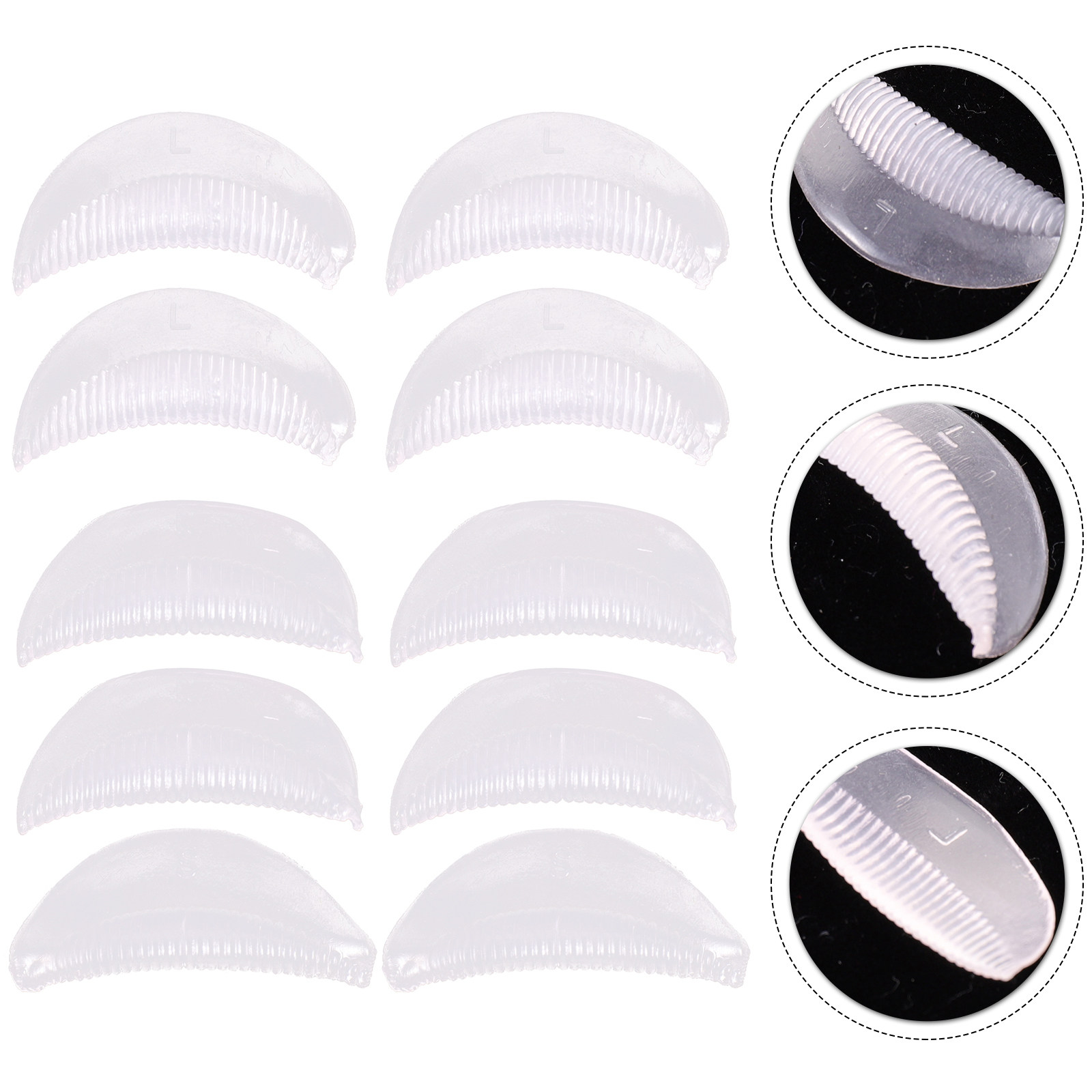 Eyelash Extension Is Safe - 10 Pares de Almofadas de Silicone