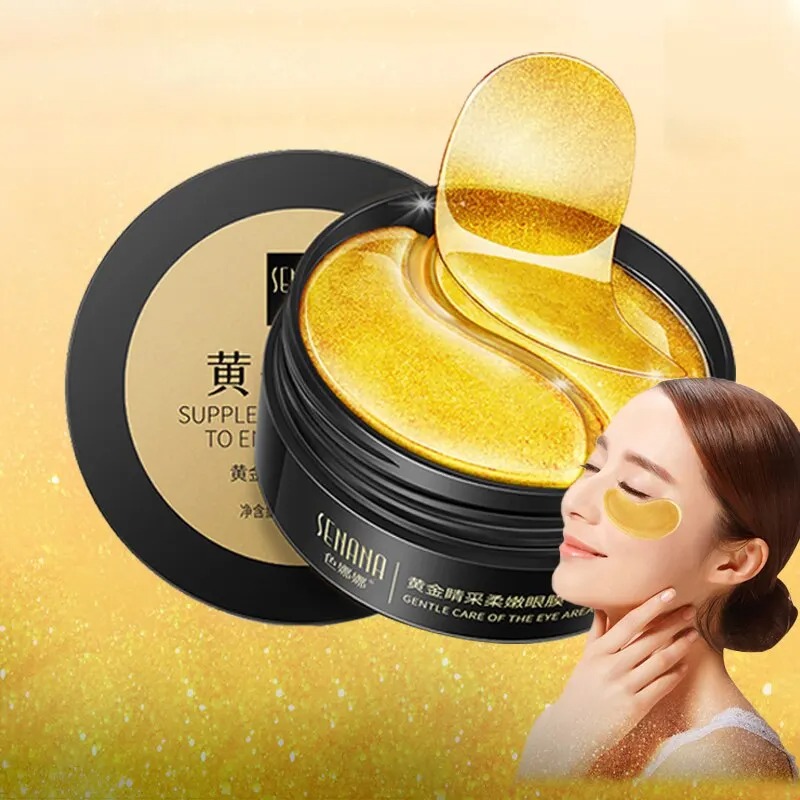 Eye Pad Collagen - Golden Hidratante Máscara de Olho, Aliviar