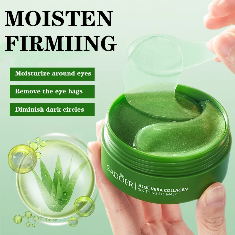 60 pçs aloe vera colágeno másc - Eye Pad Collagen avaliação e preço
