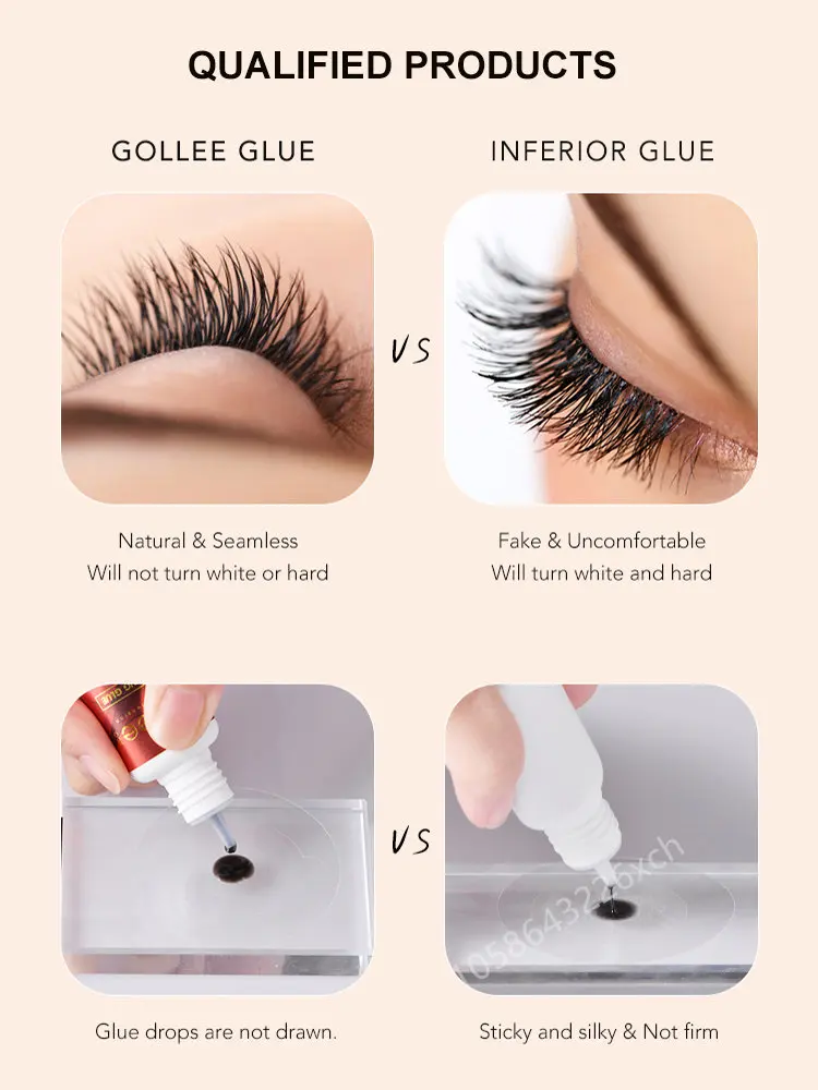 Gollee cola transparente para  - Eyelash Extension Or Extensions avaliação e preço