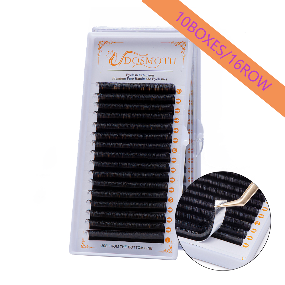 DOSMOTH 10 caixas 16 linhas 7- - Individual Lash Tray avaliação e preço