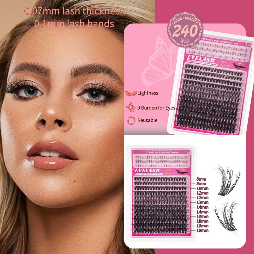 Cílios Postiços de 8-18mm de C - Eyelash Extension Or Extensions avaliação e preço