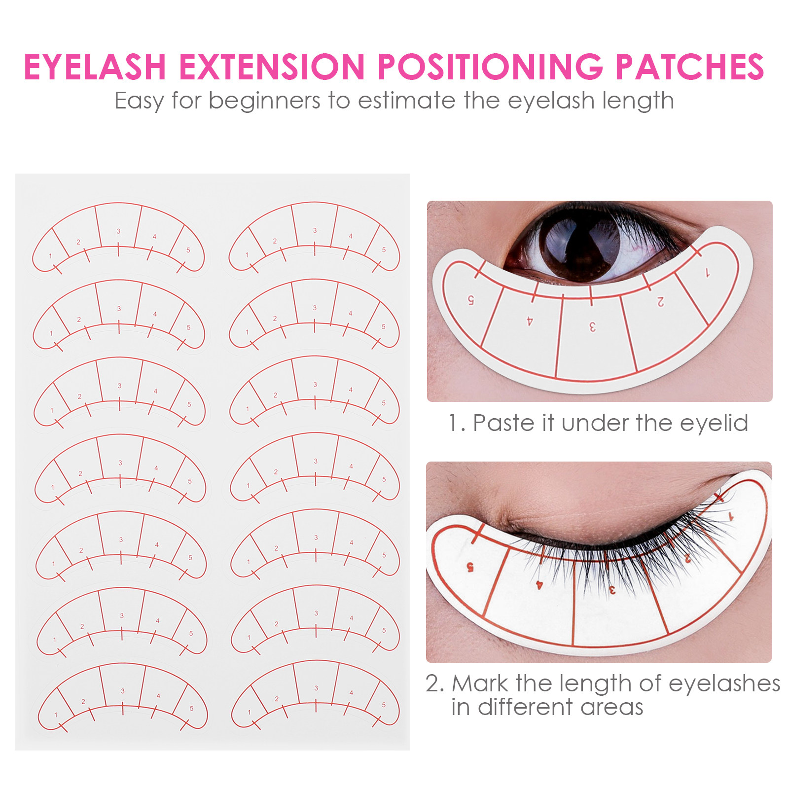 10 Folhas de Adesivos para Pos - Eyelash Extension Is Safe avaliação e preço