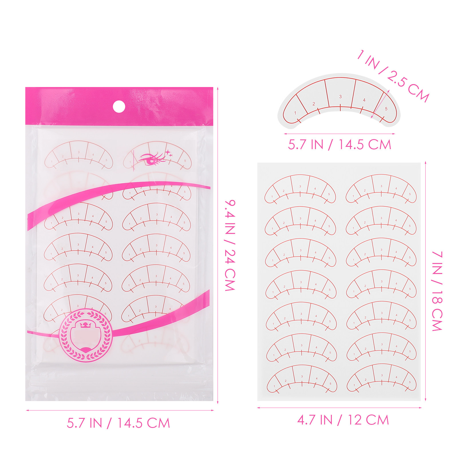 10 Folhas de Adesivos para Pos - Eyelash Extension Is Safe avaliação e preço
