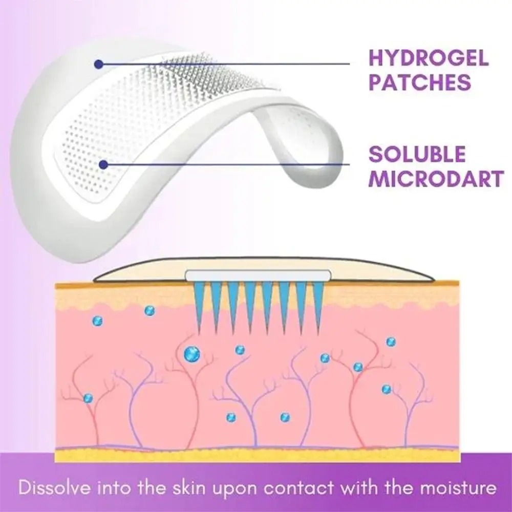 1 par de máscara de microagulh - Eye Pad Collagen avaliação e preço