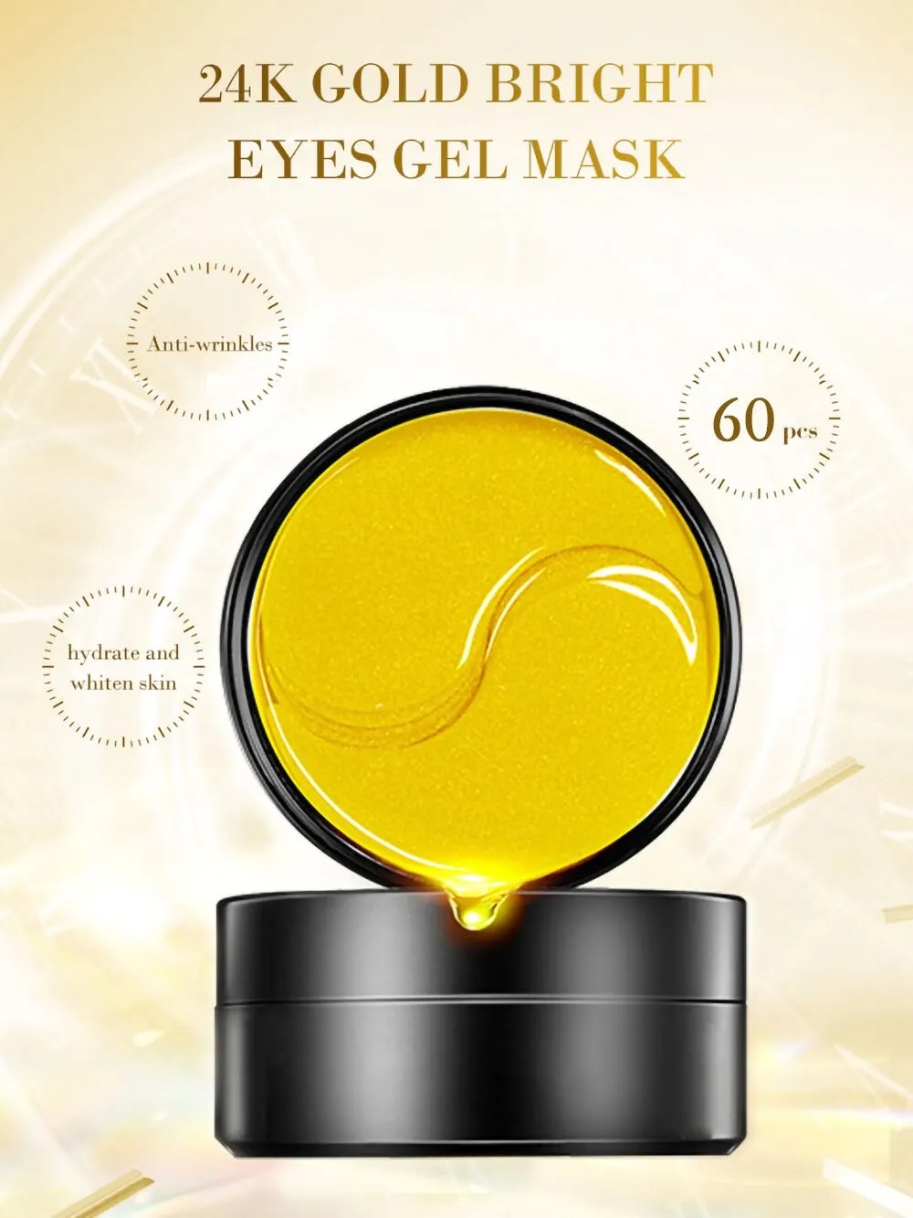 Golden Hidratante Máscara de O - Eye Pad Collagen avaliação e preço